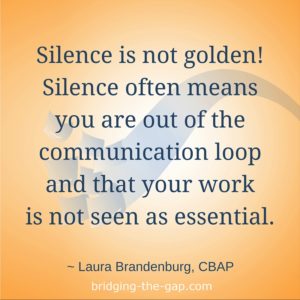 silence is not golden