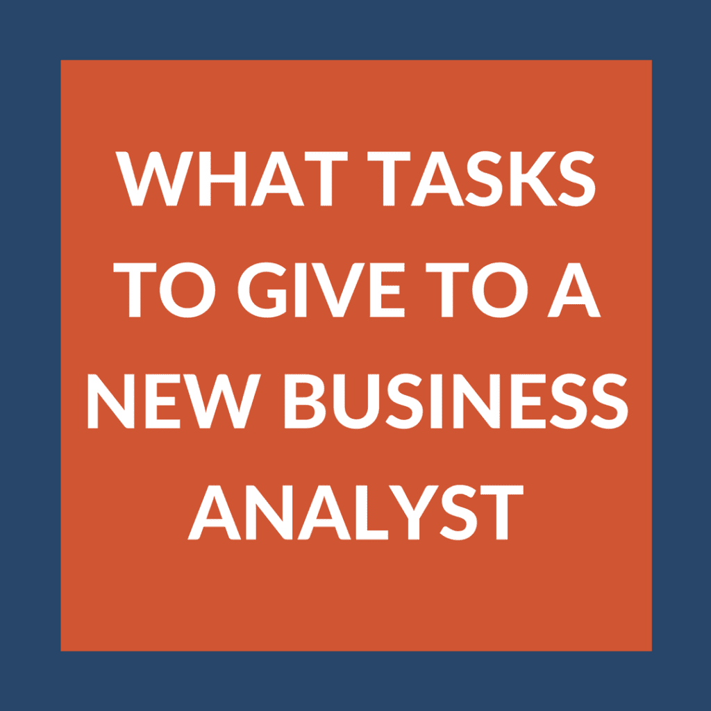 business analyst tasks