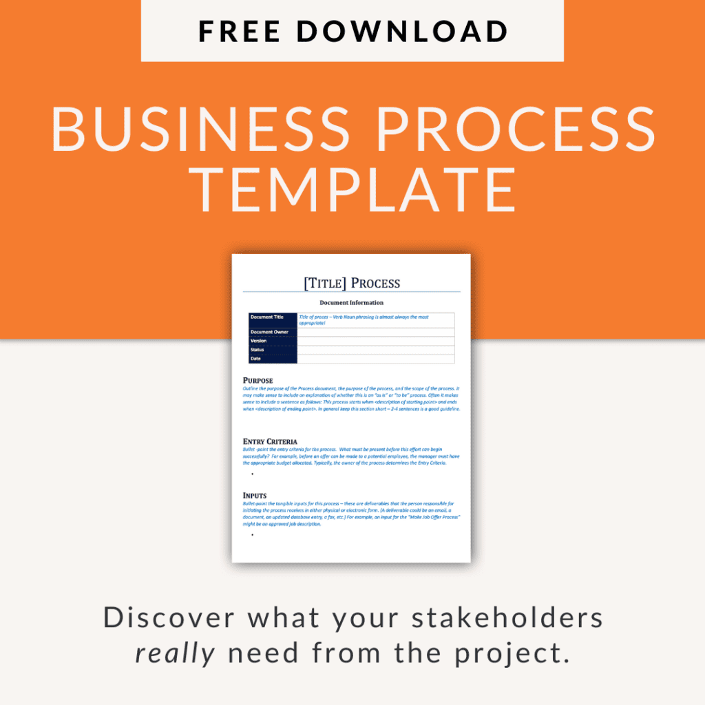 Free Business Process Template Download